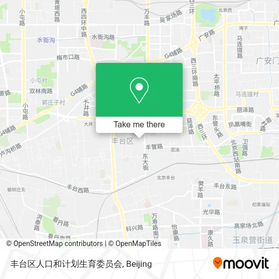 丰台区人口和计划生育委员会 map