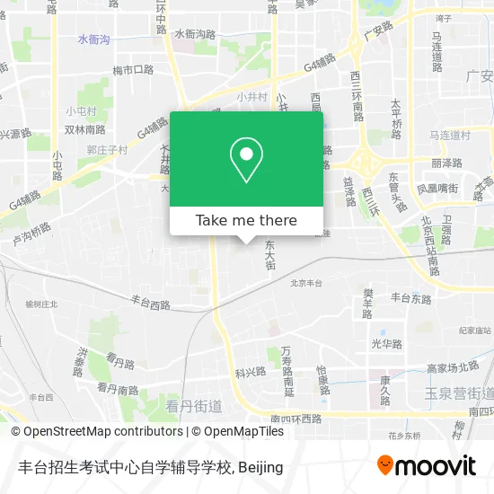 丰台招生考试中心自学辅导学校 map