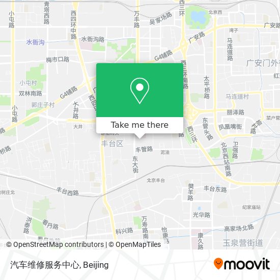 汽车维修服务中心 map