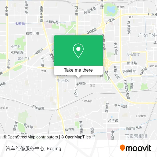 汽车维修服务中心 map