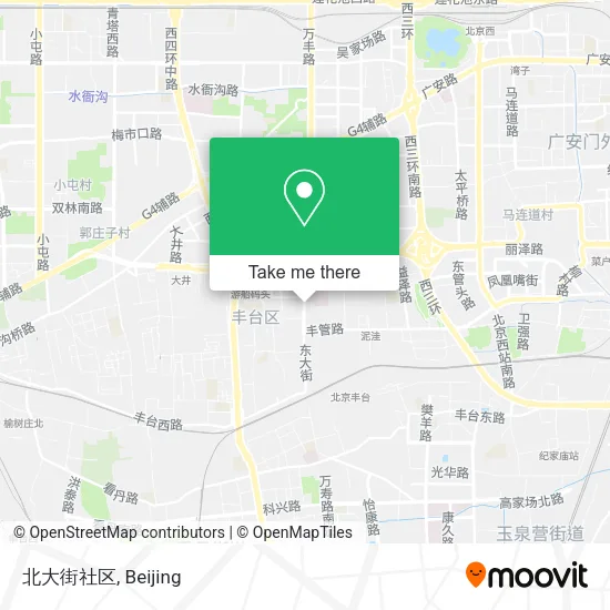 北大街社区 map