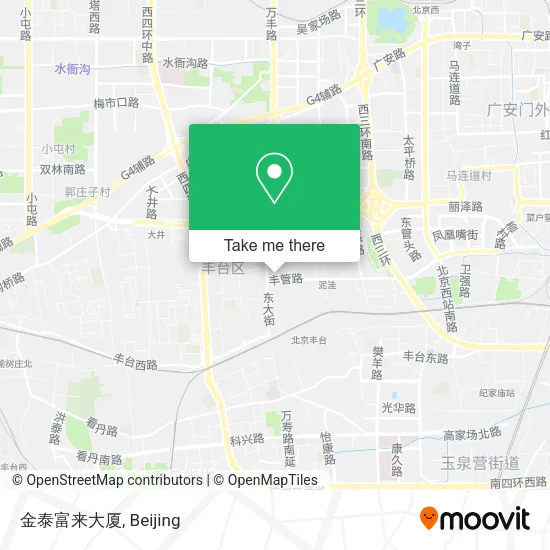 金泰富来大厦 map