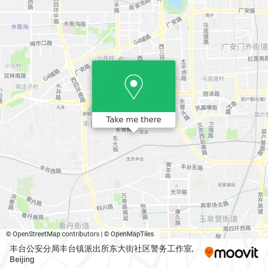 丰台公安分局丰台镇派出所东大街社区警务工作室 map