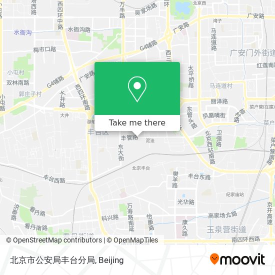 北京市公安局丰台分局 map