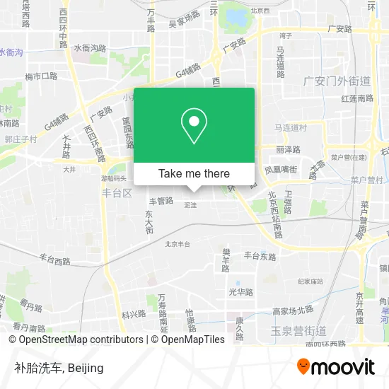 补胎洗车 map