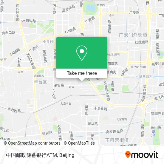 中国邮政储蓄银行ATM map