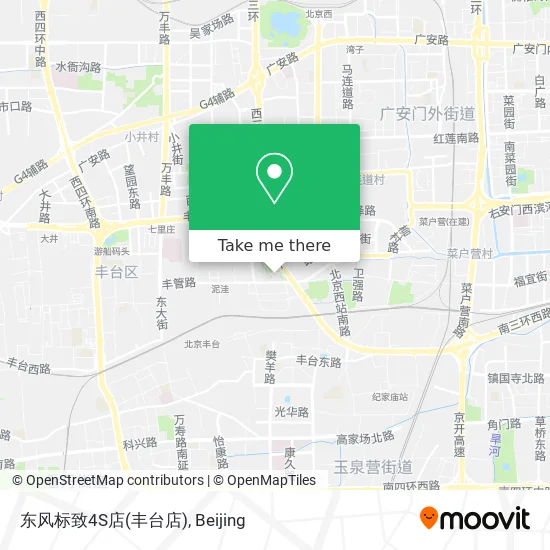 东风标致4S店(丰台店) map