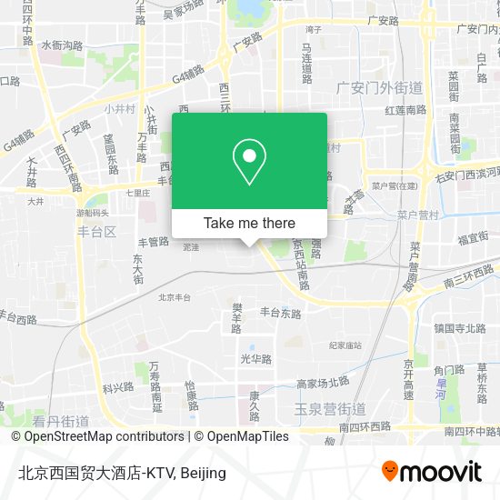 北京西国贸大酒店-KTV map