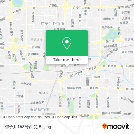 梆子井168号西院 map