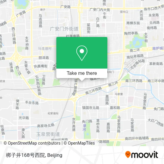 梆子井168号西院 map