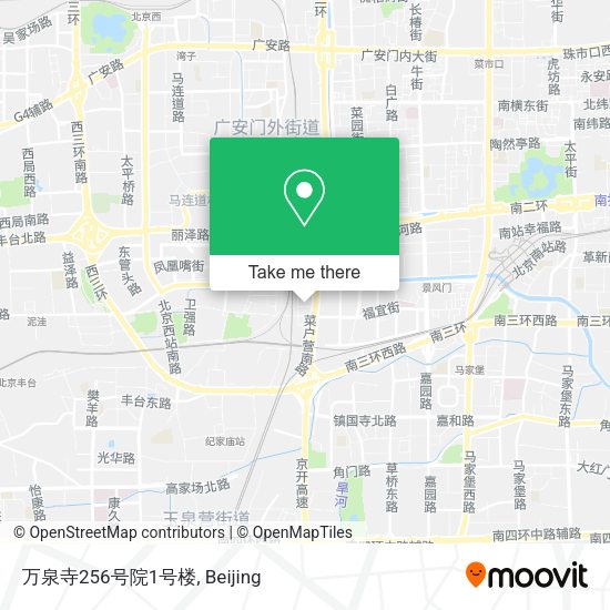 万泉寺256号院1号楼 map