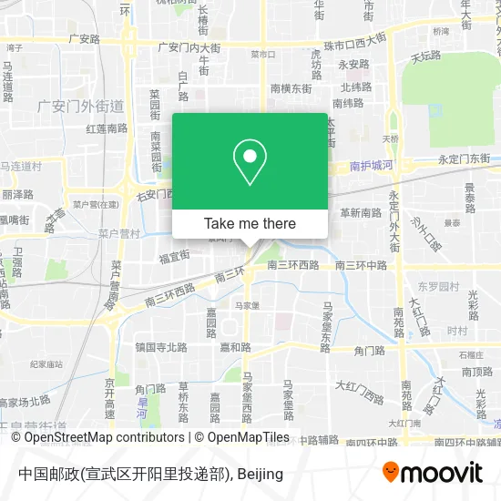 中国邮政(宣武区开阳里投递部) map
