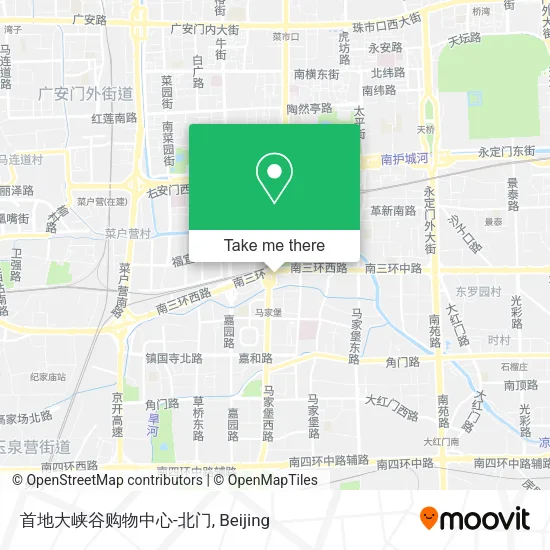 首地大峡谷购物中心-北门 map