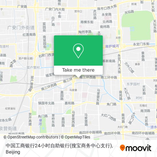 中国工商银行24小时自助银行(搜宝商务中心支行) map