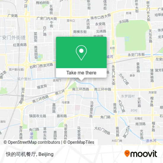 快的司机餐厅 map