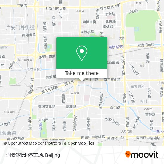 润景家园-停车场 map