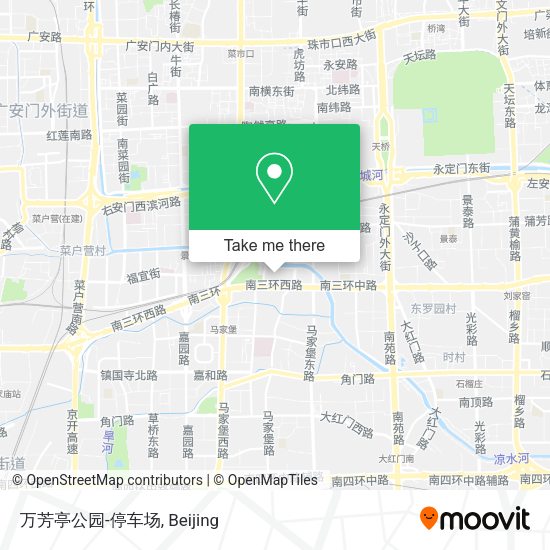 万芳亭公园-停车场 map