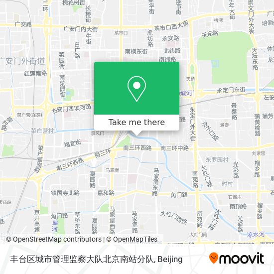 丰台区城市管理监察大队北京南站分队 map