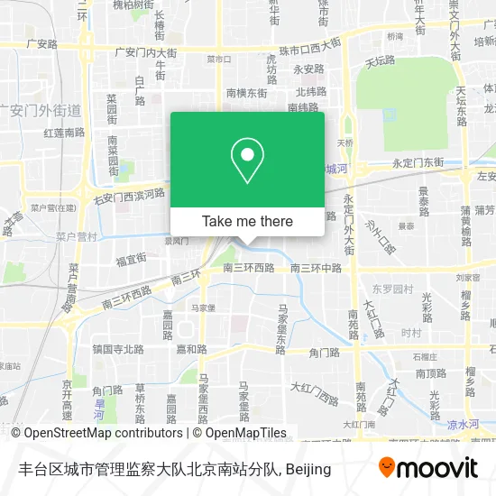 丰台区城市管理监察大队北京南站分队 map