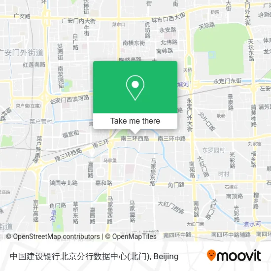 中国建设银行北京分行数据中心(北门) map