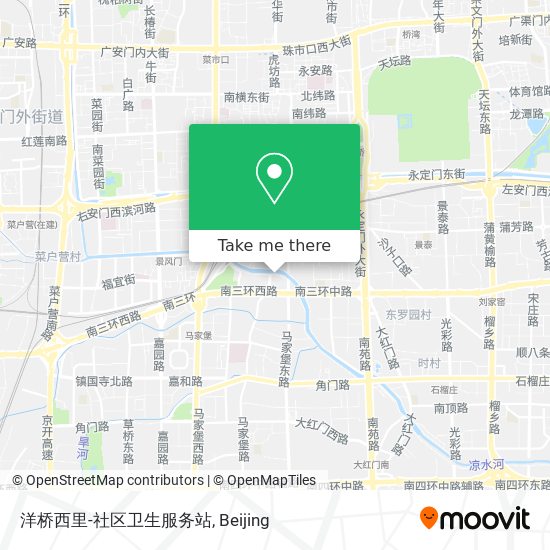 洋桥西里-社区卫生服务站 map