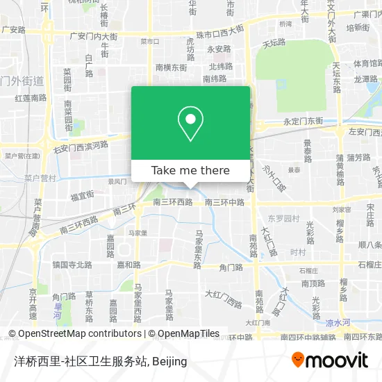 洋桥西里-社区卫生服务站 map