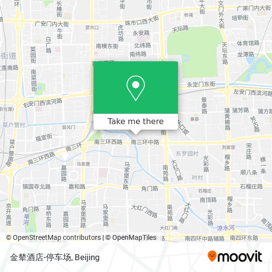 金辇酒店-停车场 map