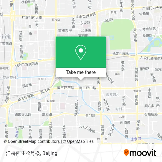 洋桥西里-2号楼 map