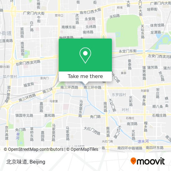北京味道 map