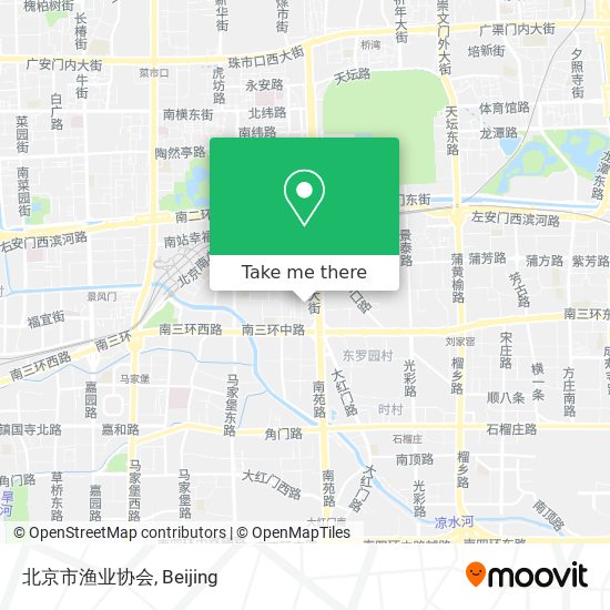 北京市渔业协会 map