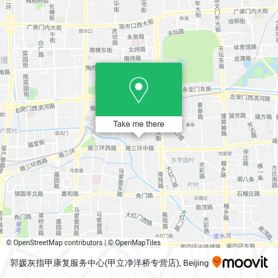郭媛灰指甲康复服务中心(甲立净洋桥专营店) map