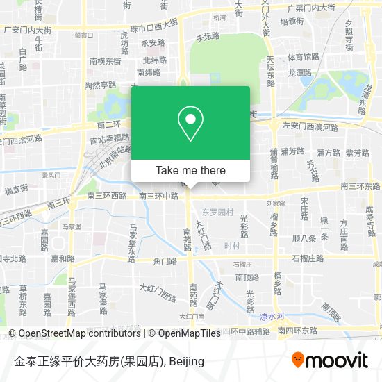 金泰正缘平价大药房(果园店) map