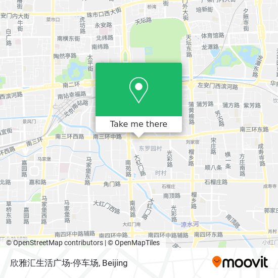 欣雅汇生活广场-停车场 map