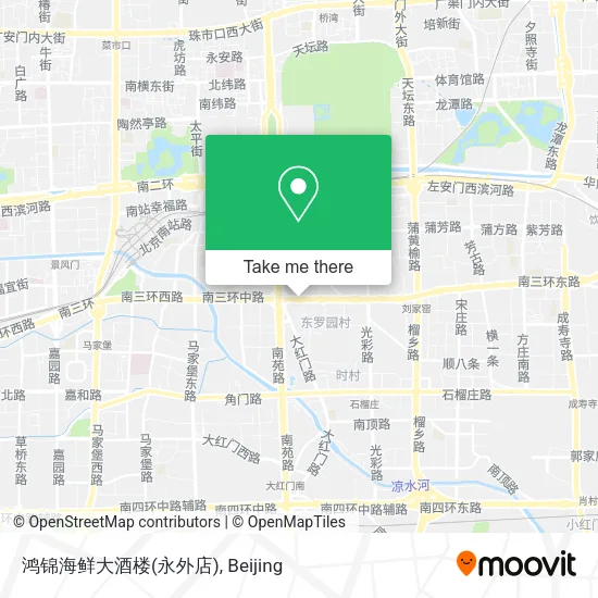 鸿锦海鲜大酒楼(永外店) map