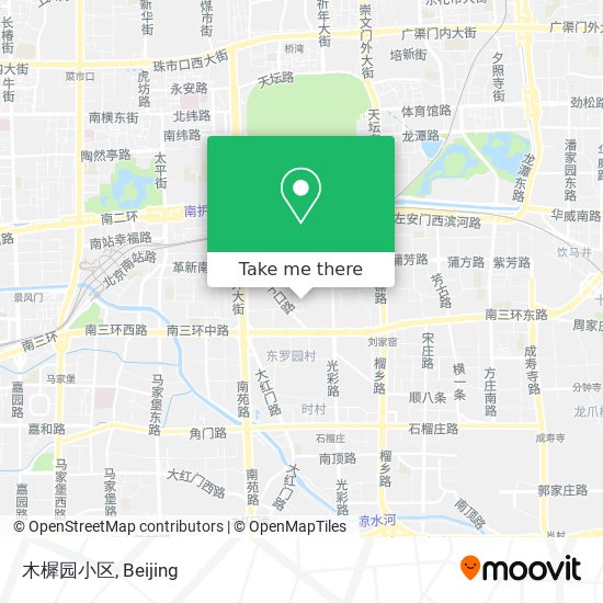 木樨园小区 map