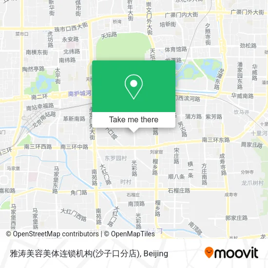 雅涛美容美体连锁机构(沙子口分店) map