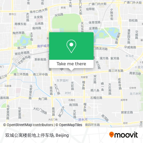 双城公寓楼前地上停车场 map
