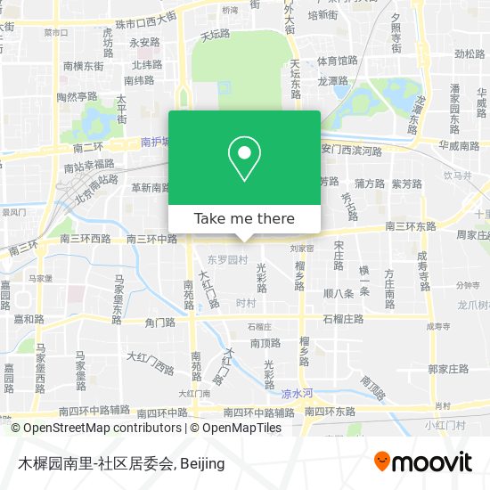 木樨园南里-社区居委会 map