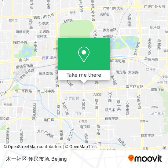 木一社区-便民市场 map