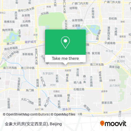 金象大药房(安定西里店) map