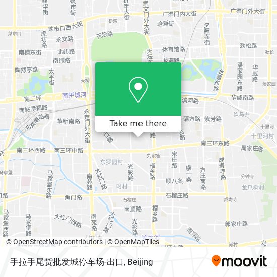 手拉手尾货批发城停车场-出口 map