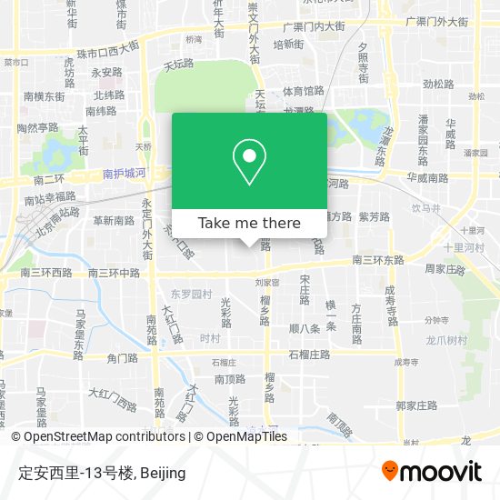 定安西里-13号楼 map