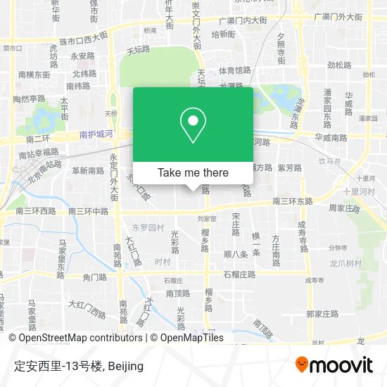 定安西里-13号楼 map