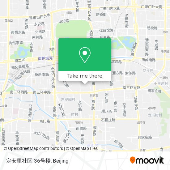 定安里社区-36号楼 map