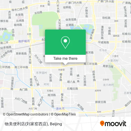 物美便利店(刘家窑西店) map