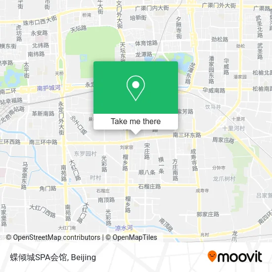 蝶倾城SPA会馆 map