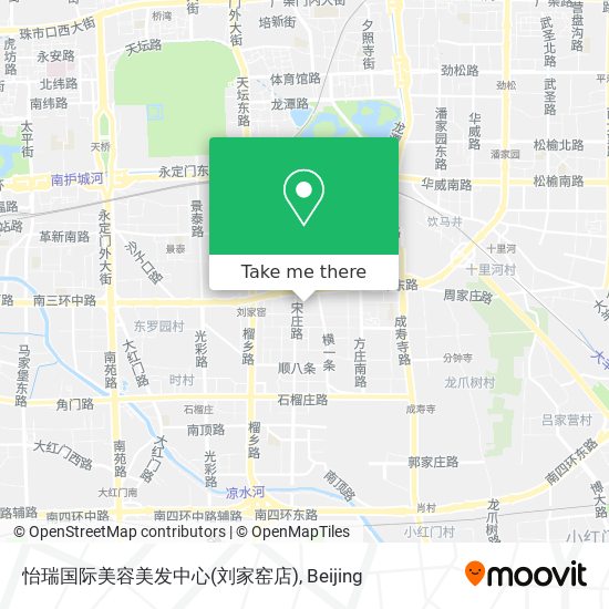 怡瑞国际美容美发中心(刘家窑店) map