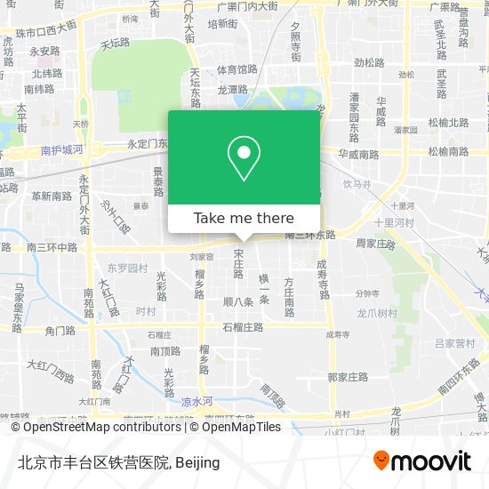 北京市丰台区铁营医院 map
