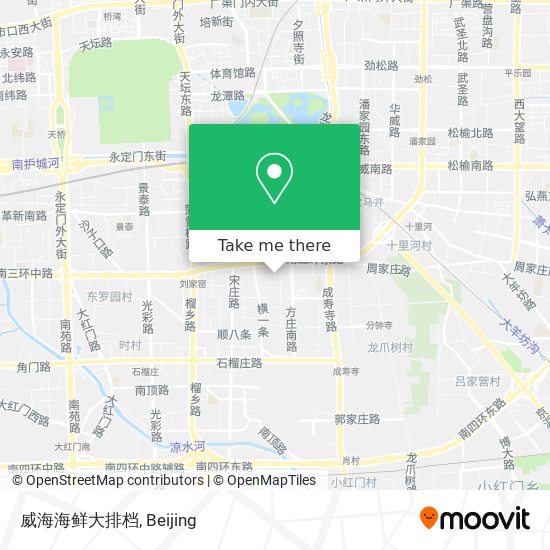 威海海鲜大排档 map