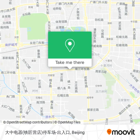 大中电器(铁匠营店)停车场-出入口 map